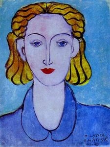 Giovane donna con camicetta blu (Ritratto di Lydia Delectorskaya, la segretaria dell'artista)