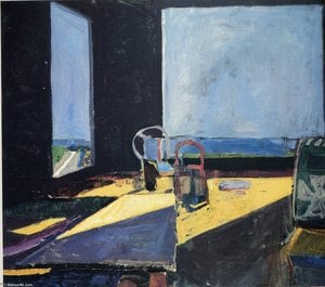 Interior With View Of Ocean — რიჩარდ დიბენკორნი, Abstract Expressionism