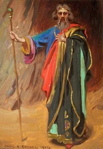 Lyn Harding (1867–1952), as Prospero