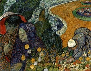 Memoria Del Giardino Di Etten (le Dame Di Arles), - (18) — Vincent Willem Van Gogh, Post-impressionismo