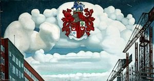 Birkenhead Technical College Decoration (triptych, top panel)