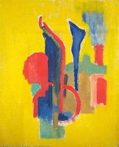 Yellow Abstract (recto) — Pamela Muriel Ward