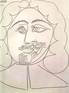 Kopf Eines Muskettiers — Pablo Picasso