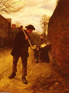 Off To Work — Henry Herbert La Thangue, Contemporary Realism