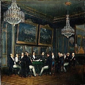 Le Duc D'orleans Signe La Proclamation De La Lieutenance Generale Du Royaume.31 Juillet 1830 — Joseph Désiré Court