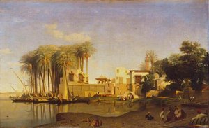 Beni Suef On The Nile — Prosper Georges Antoine Marilhat