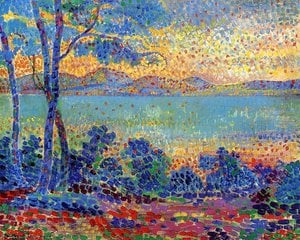 Provence Landscape — Henri-edmond Cross, Post-impressionism