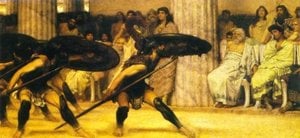 The Pyrrhic Dance — Lourens Alma Tadema