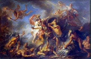 L'ira Di Achille — Charles Antoine Coypel, Rococò