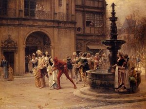 Carnival procession in the 17th century