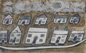 White Houses, Hales Down, Near St Ives — Alfred Wallis