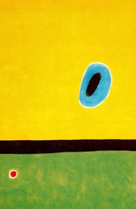 La Ala Del Alondito, Envolvida En Oro Azul — Joan Miró, Surrealist Abstract Expressionism