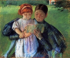 Nurse Reading To A Little Girl — Mary Stevenson Cassatt
