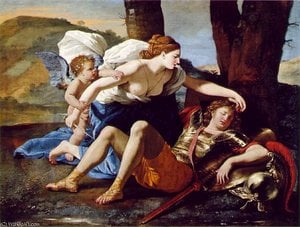 Rinaldo And Armida Dulwich Gallery London — Nikola Pusen, Baroque