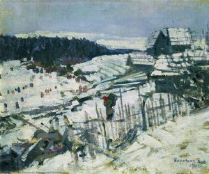 Winter — Konstantin Aleksiejewicz Korowin