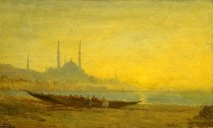 Lever De Soleil A Constantinople — Felix Ziem