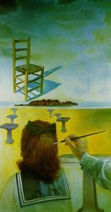 The Chair (stereoscopic Work, Right Component), 1975 — Сальвадор Дали, Surrealism