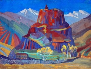 View Of Bjini Fortress, Armenia — Martiros Saryan, Academic Realism