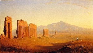 The Roman Campagna — Sanford Robinson Gifford, Hudson River School