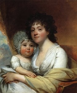Elizabeth Corbin Griffin Gatliff And Her Daughter Elizabeth — Gilbert Stuart