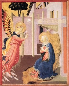 The Annunciation — Zanobi Strozzi