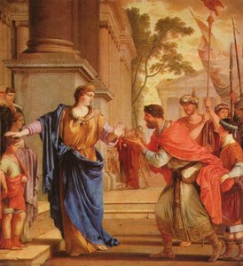 Cornelia Refusses The Crown Of The Ptolomai — Лоран Де Ла Er, Baroque