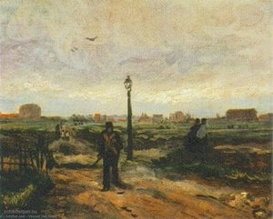 Outskirts Of Paris 2 — Vincent Willem Van Gogh, Post-impressionism