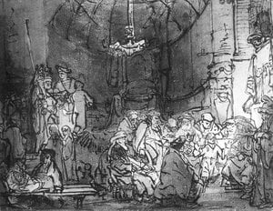 Christ Among The Doctors — Carel Fabritius