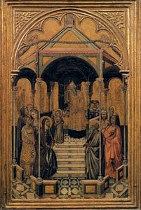 Presentation Of The Virgin At The Temple — Niccolò Di Buonaccorso
