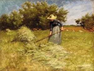 Haytime — Charles Courtney Curran, Impressionism