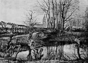 Landscape At Nuenen — Vincent Van Gog, Romanticism
