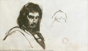 Study Of The Head Of Christopher Columbus — Alfred Dehodencq