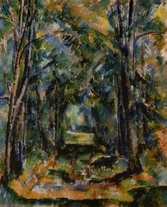 L'allee Di Chantilly — Paul Cézanne, Post-impressionism