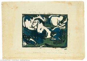 Cavalli Riprosti — Franz Marc