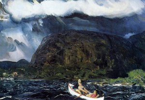 In A Rowboat — George Wesley Bellows