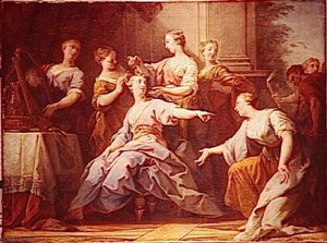 Psyche Implorant Le Pardon De Venus — Jean-bernard Restout