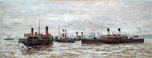 On The Mersey, 1890 — Harold Hopps