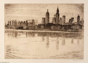 (new York Skyline) — Edward S Hewitt