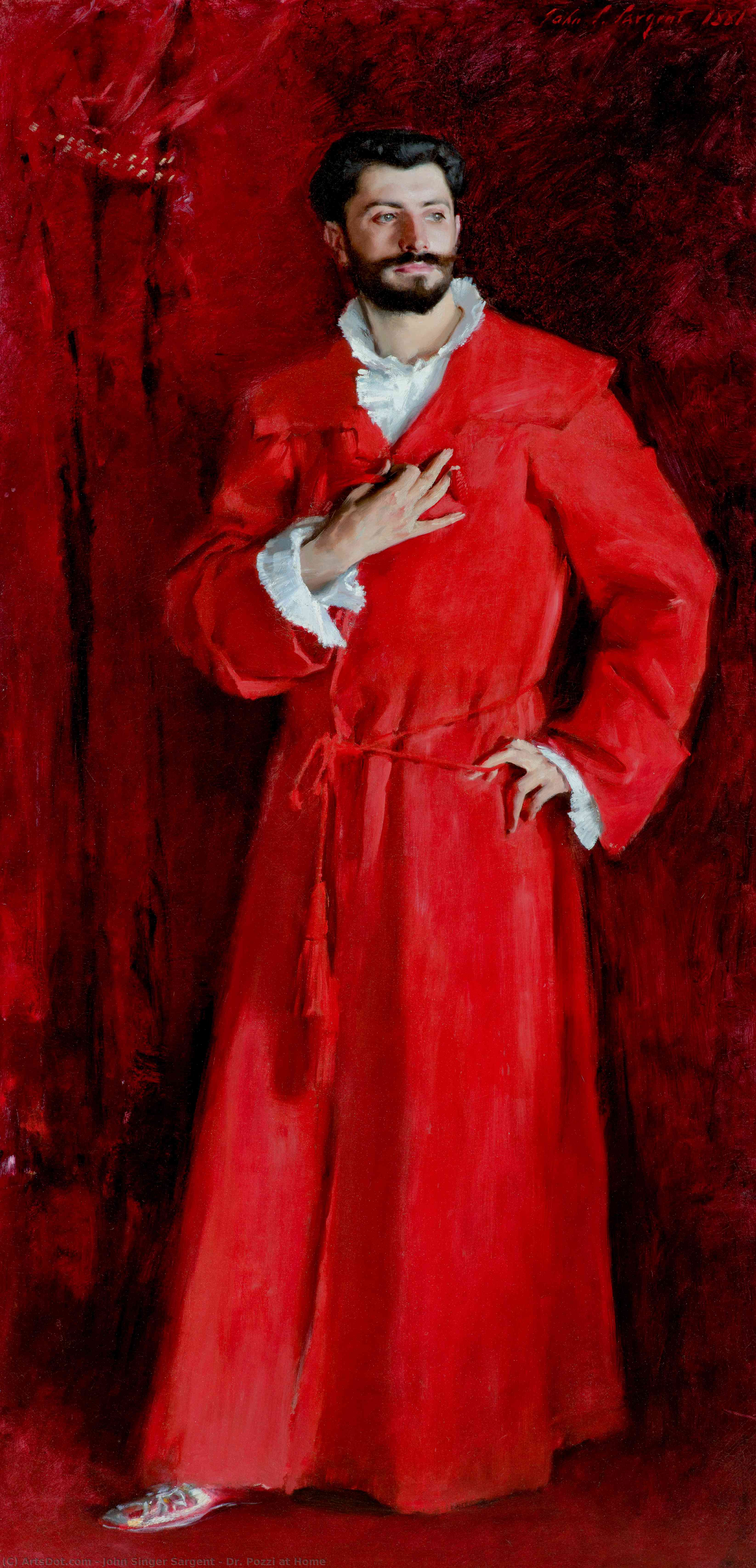 John Singer Sargent - Dr. Pozzi at Home