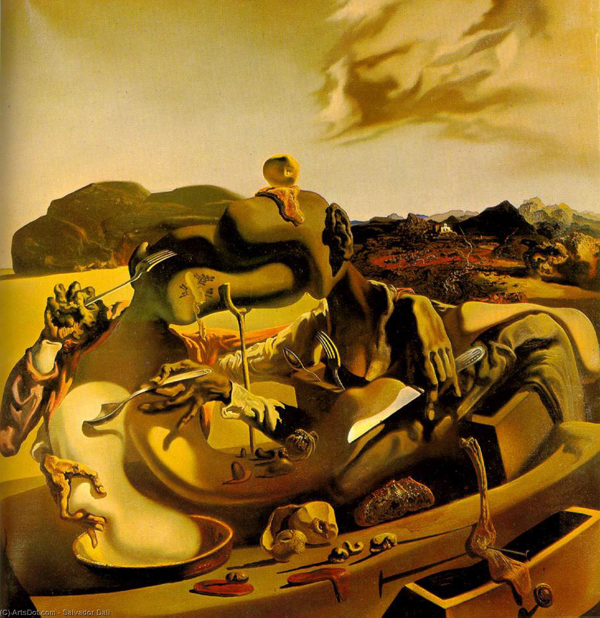 Salvador Dalí - Jeseň Cannibalizmus