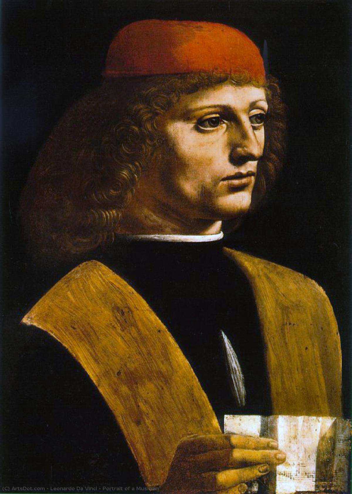Portrait Eines Musikers — Leonardo Da Vinci