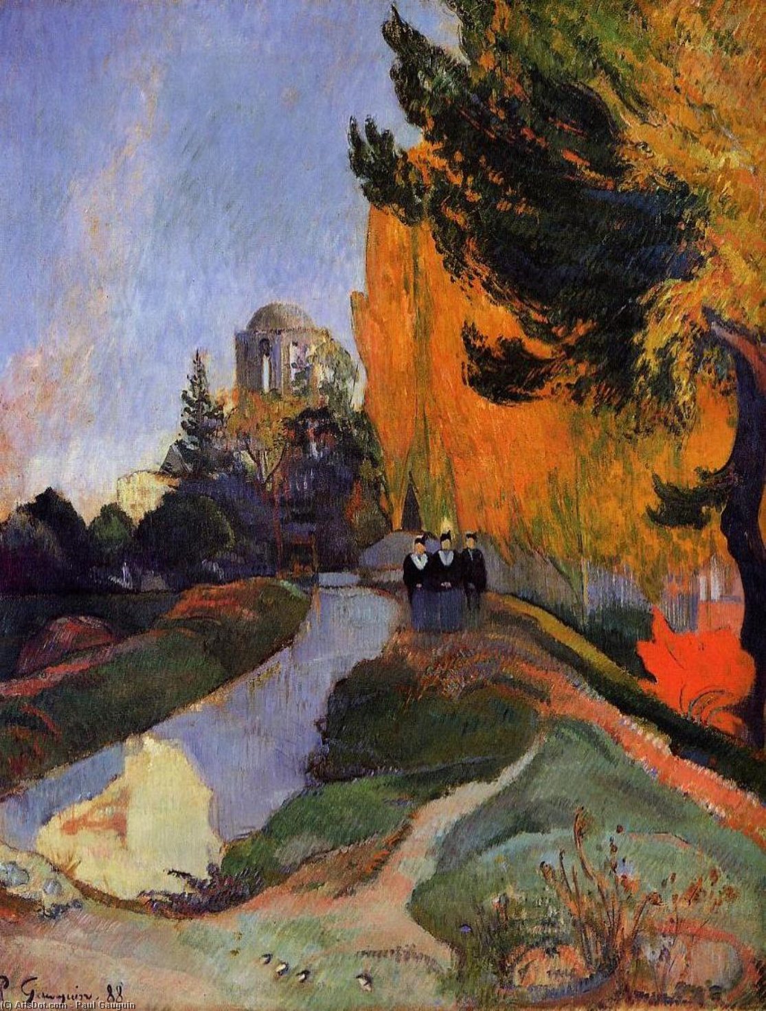 Eugenas Henri Paulas Gauginas - Les Alyschamps