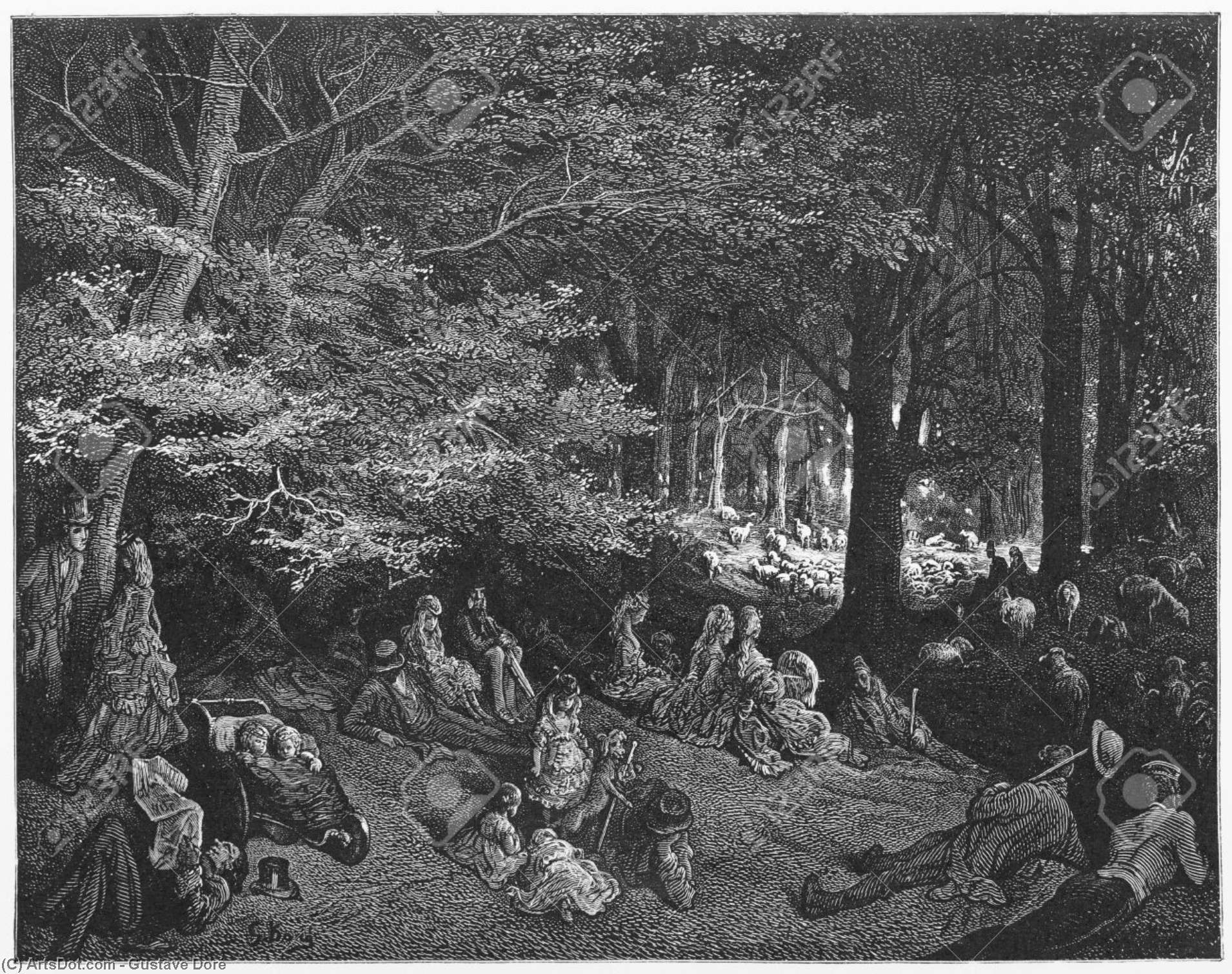 Under Arken — Gustav Doré