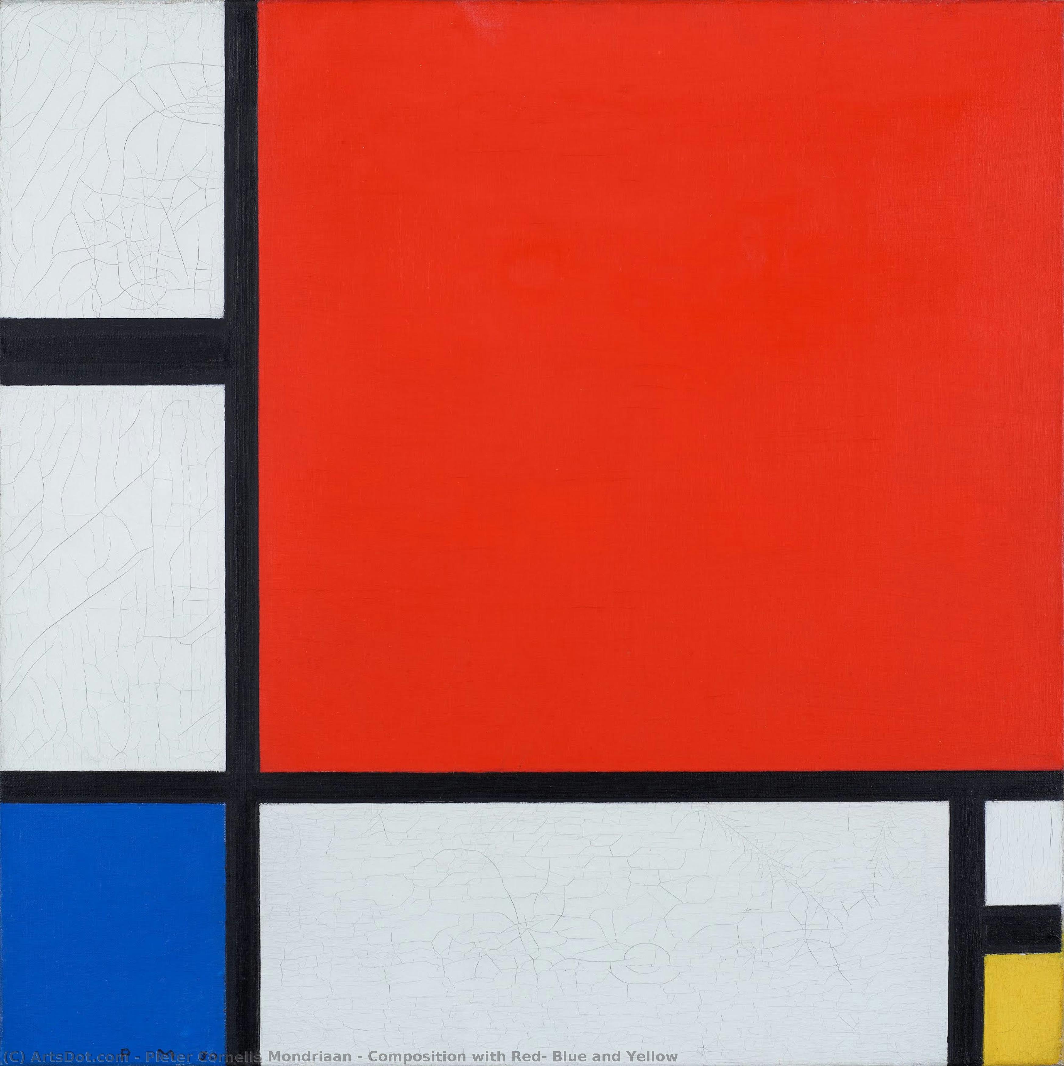 Kompozice S Červenou, Modrou A Žlutou — Piet Mondrian
