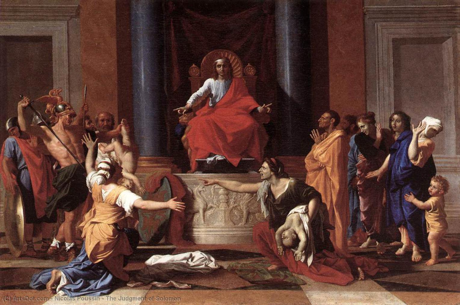 Das Urteil Salomons — Nikolaus Poussin