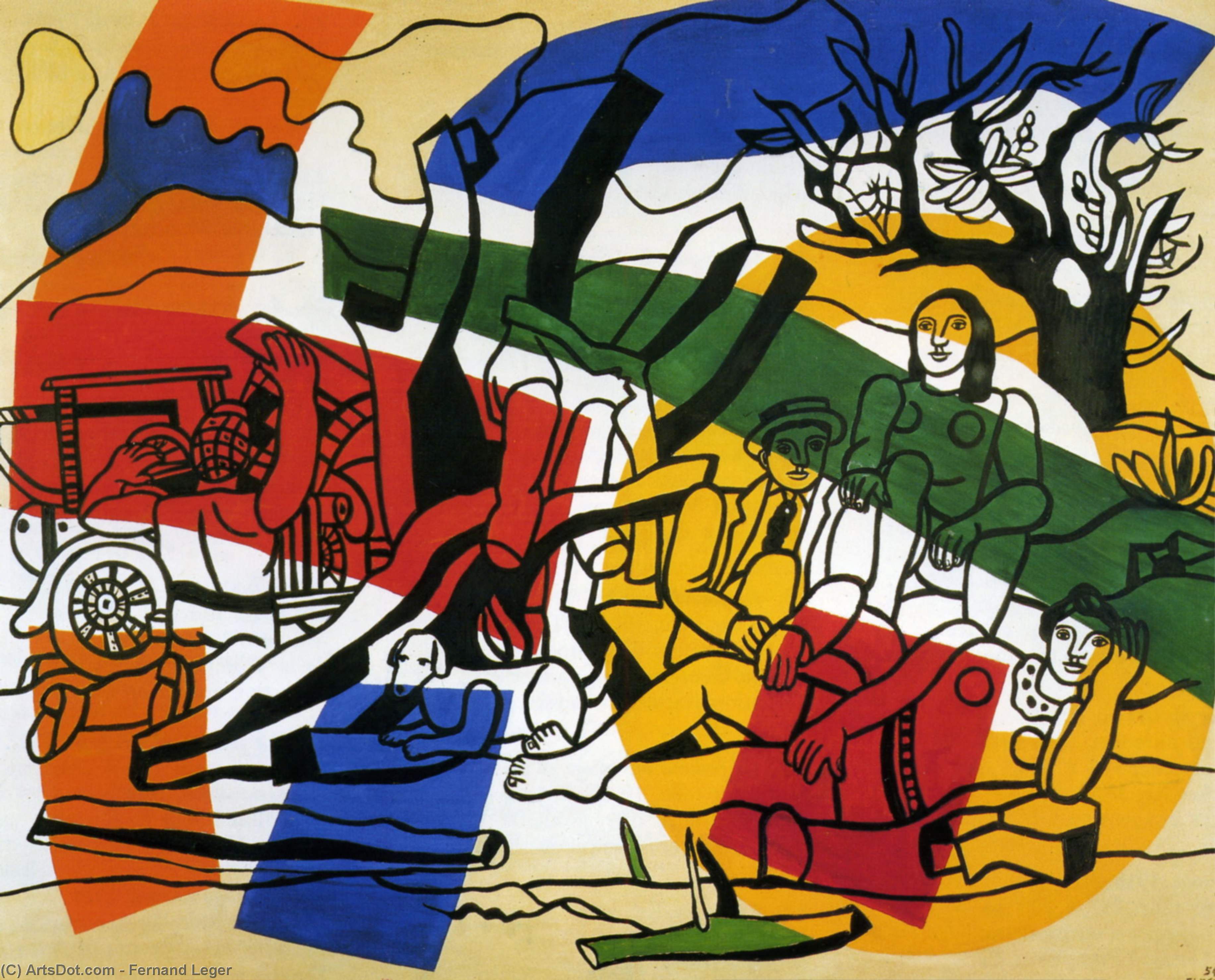 Fernand Léger - The Outing in the country