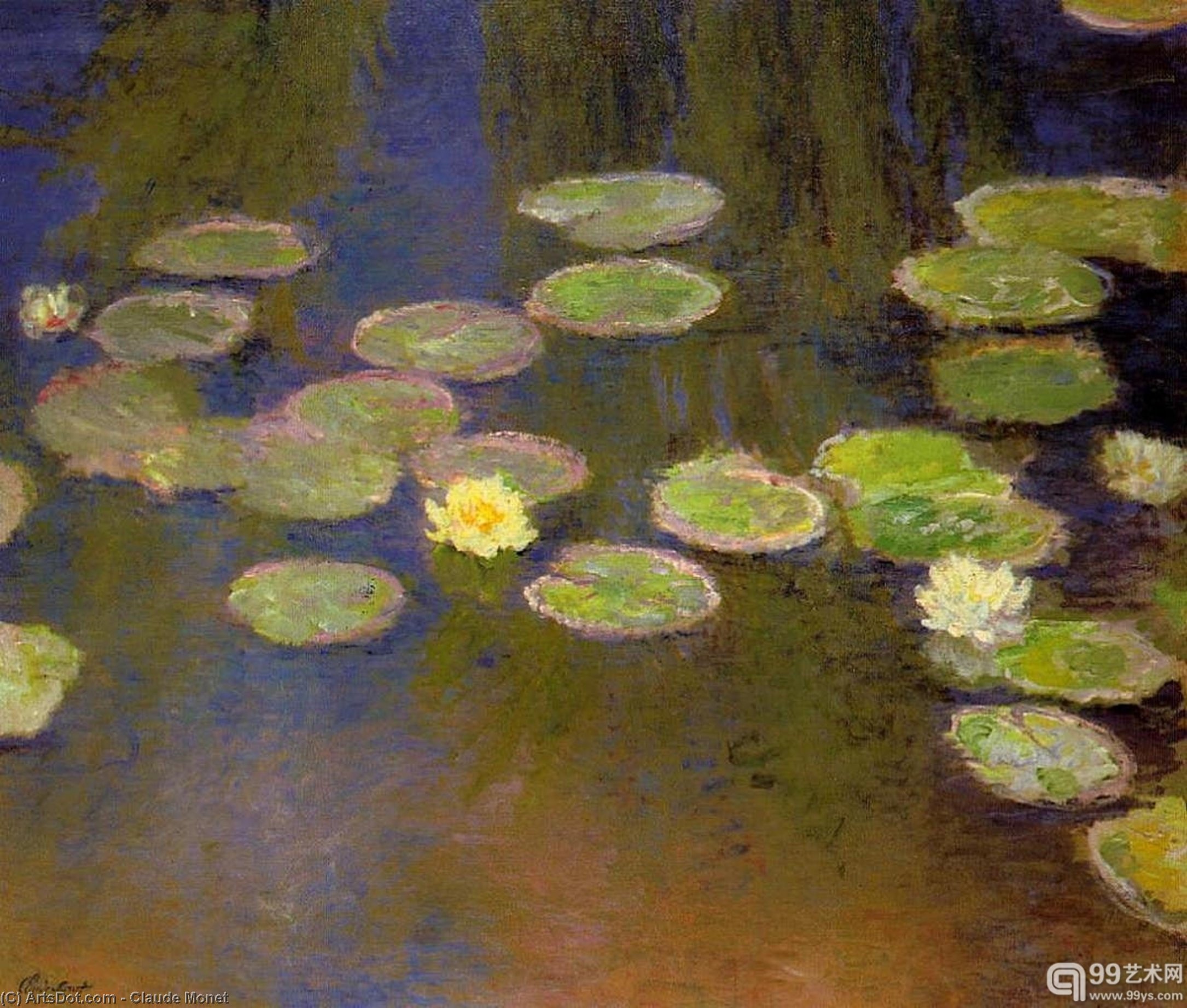 Vandliljer — Claude Monet