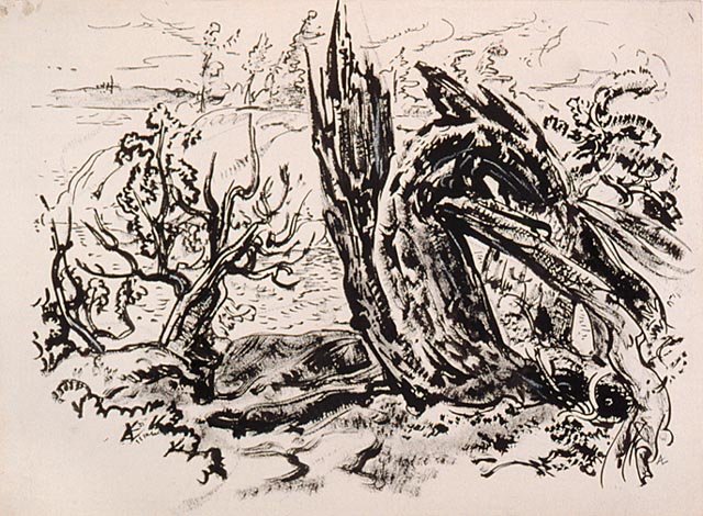 Tree Stump — Arthur Lismer