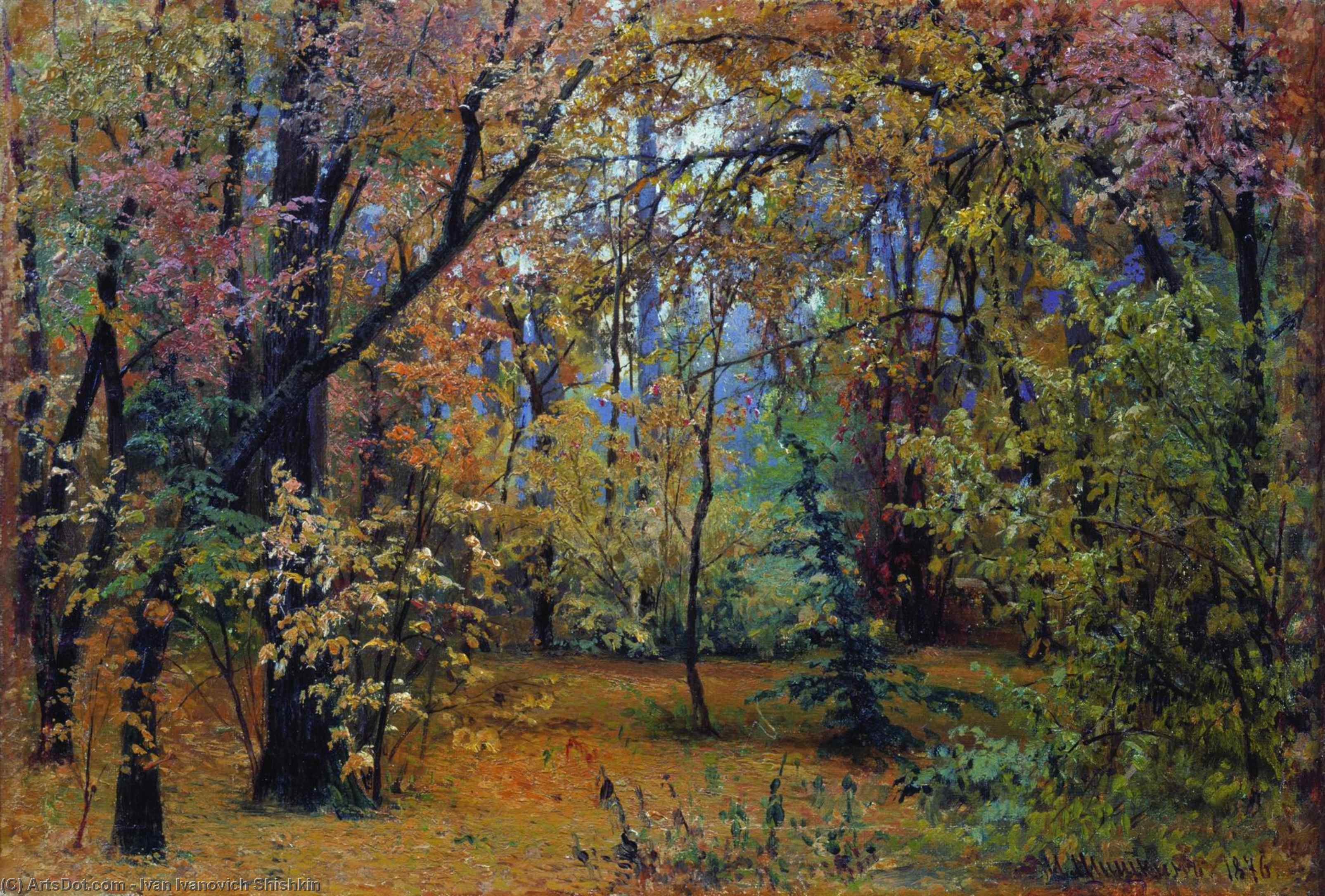 Ivan Ivanovich Shishkin - Autumn forest