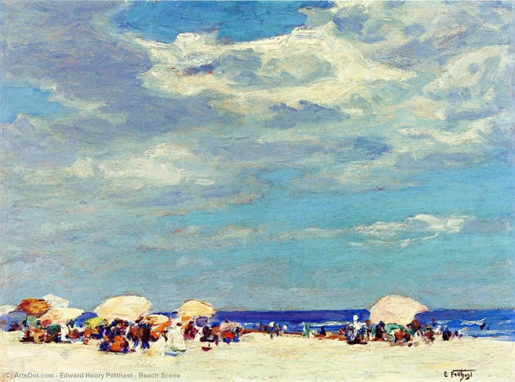 Beach Scene — Edward Henry Potthast